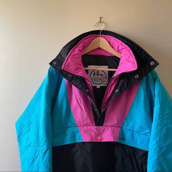 Marmot | Vintage 90s Anorak Winter Pullover Jacket - Picture 2 of 13